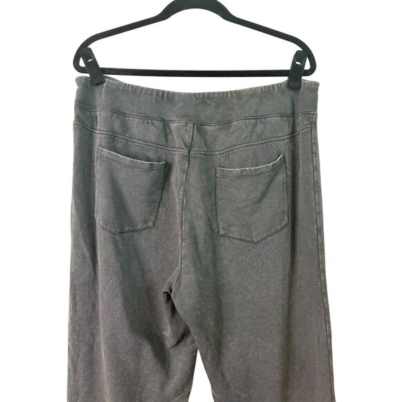 Soft Surroundings Women's Gray Pull On Lounge Comfy Cropped Pants Size PXL - Picture 7 of 10